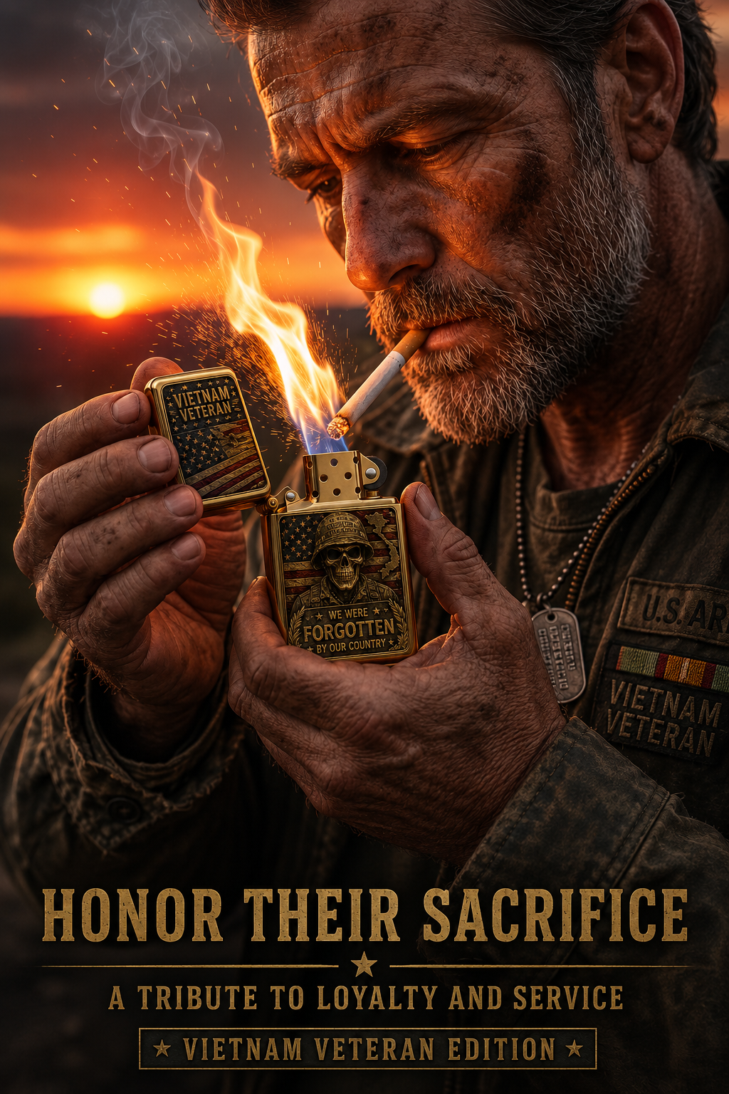 ⚡️LAST DAY 49% OFF — Vietnam Veteran Tribute Lighter 🇺🇸 Honor Their Sacrifice 🎁 BUY 2, FREE SHIPPING