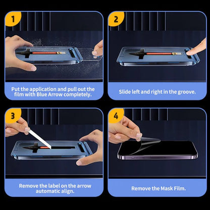 Only $7.99-📱2025 New Upgraded Screen Protector For iPhone --Dust Free Without Bubbles