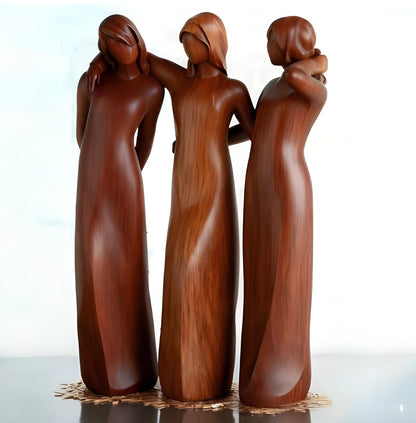 💖🔥LAST DAY 51 % OFF👩🏻‍🤝‍👩🏻Celebrates Friendships Sisters Sculpture🎁Christmas, Thanksgiving Day, Birthday Gifts