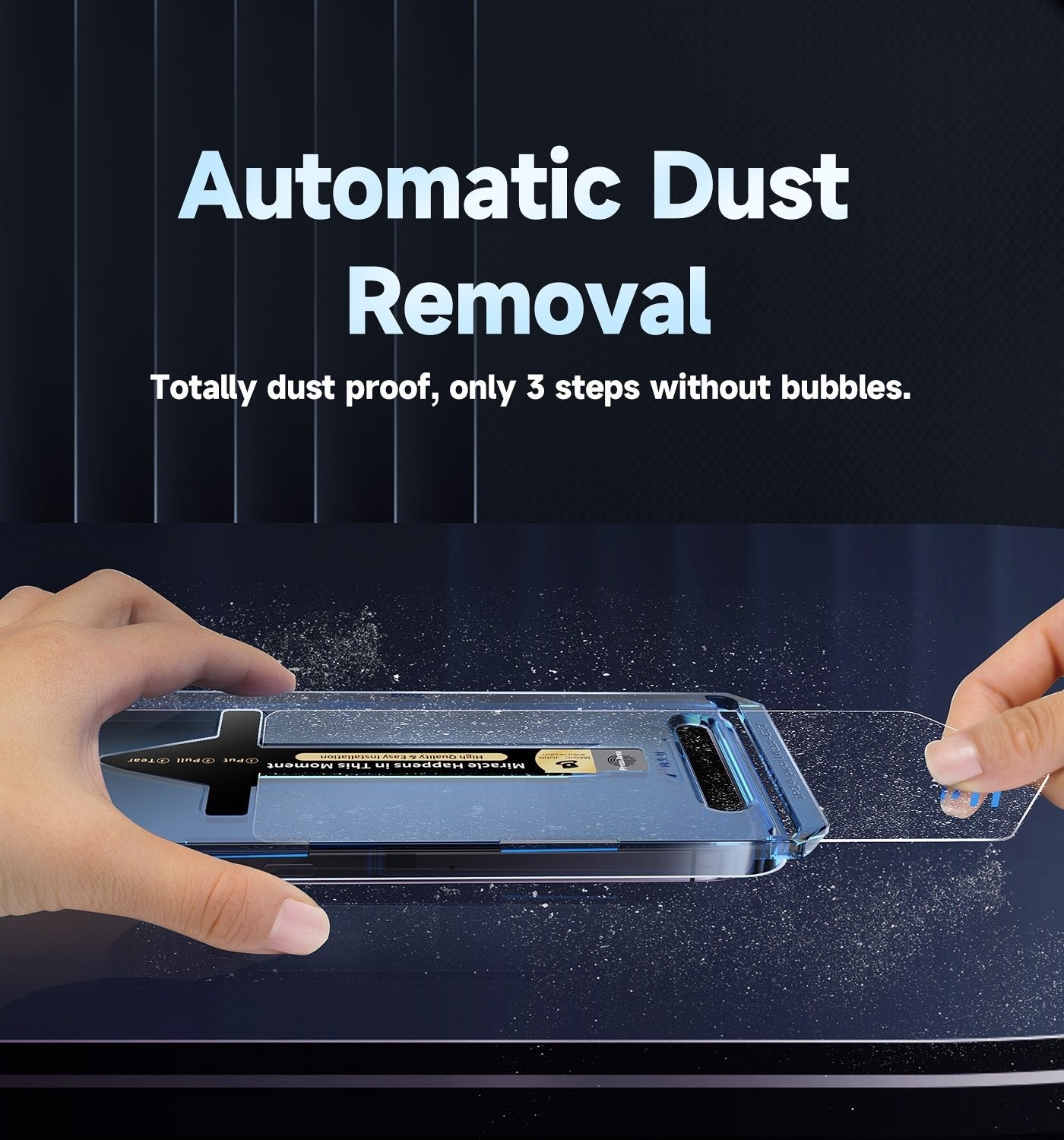 Only $7.99-📱2025 New Upgraded Screen Protector For iPhone --Dust Free Without Bubbles