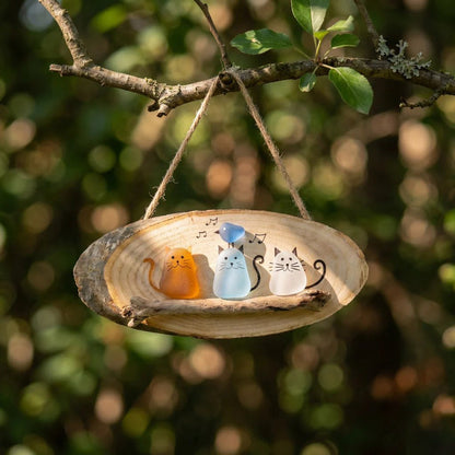 😻💕 Super Cute Sea Glass Cat Wall Hanging ✨🐾