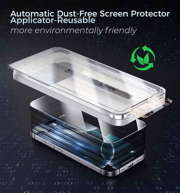 Only $7.99-📱2025 New Upgraded Screen Protector For iPhone --Dust Free Without Bubbles