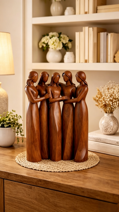 💖🔥LAST DAY 51 % OFF👩🏻‍🤝‍👩🏻Celebrates Friendships Sisters Sculpture🎁Christmas, Thanksgiving Day, Birthday Gifts